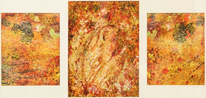 Three Abstract works by Arshi