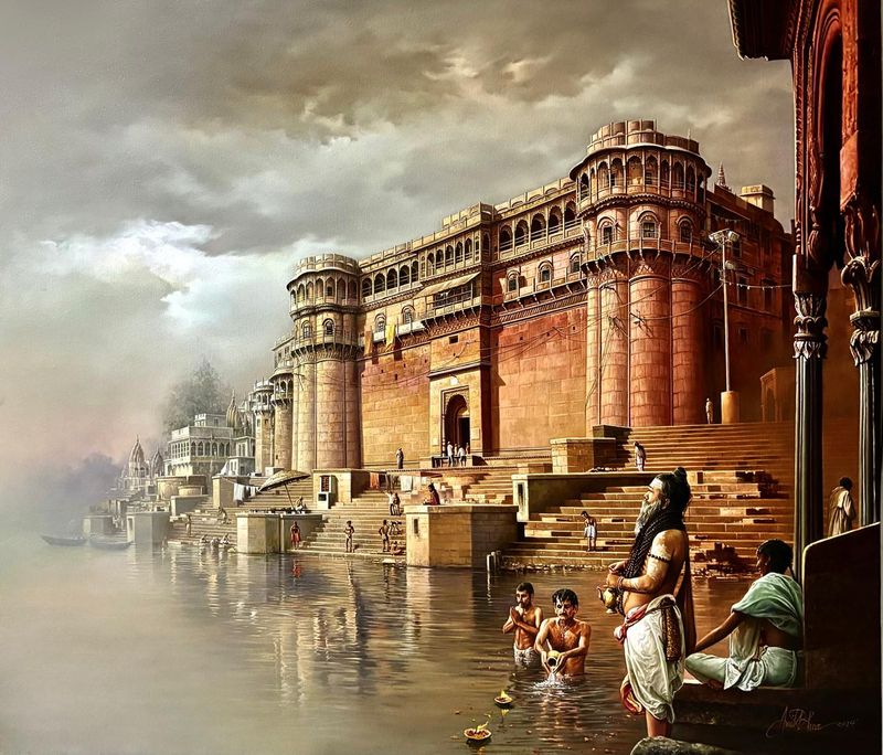 Beneras Ghat by Amit Bhar