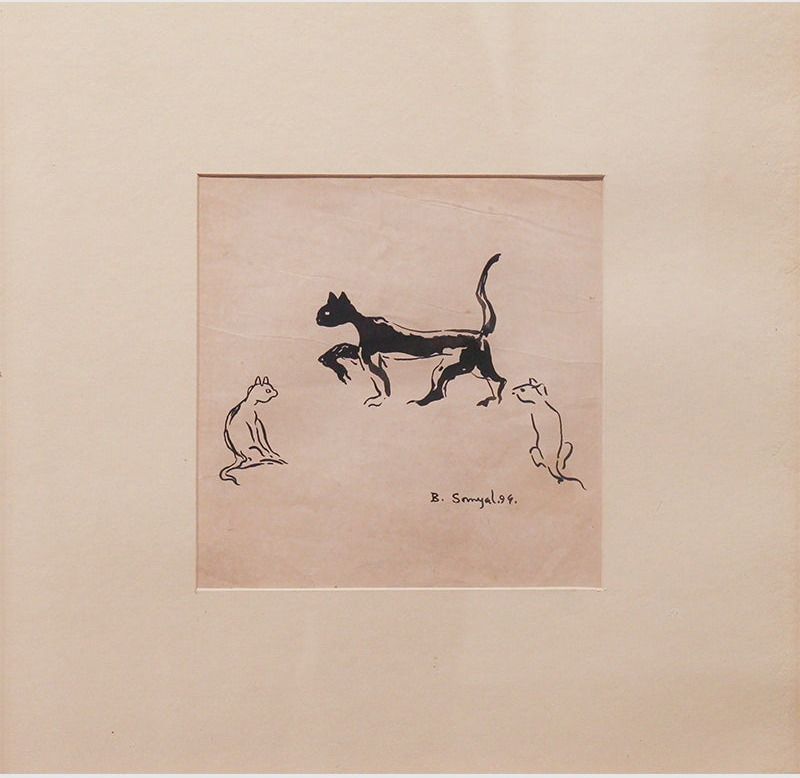 Cat by B. C. Sanyal