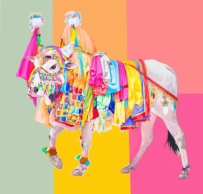 GANGIREDDU-the sacred bull by Mohammed Osman
