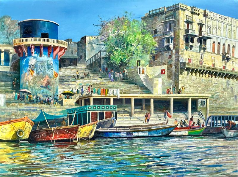 Ghat by Balu Sadalge