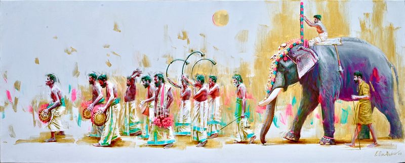Pooram  Procession by Pankaj Bawedkar