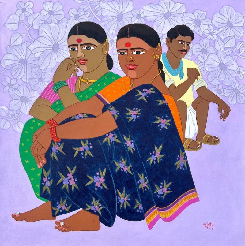 Ladies by Laxman Aelay