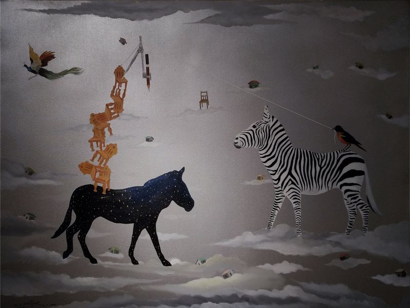 Black and  White by Uma Shankar Pathak
