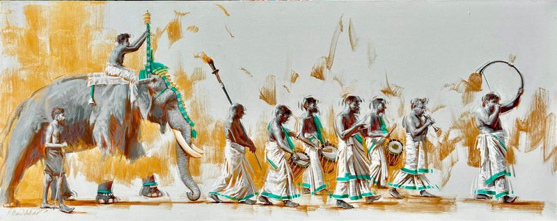 Pooram  Procession 2 by Pankaj Bawedkar
