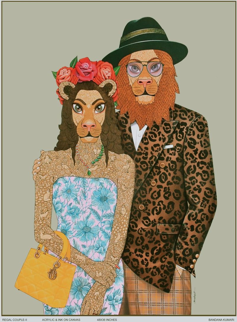 Regal Couple by Bandana Kumari
