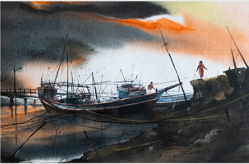 Sea Wreck by Parthashee Chanda