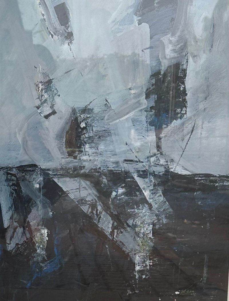 Water-colour on Paper by Bhola Rana
