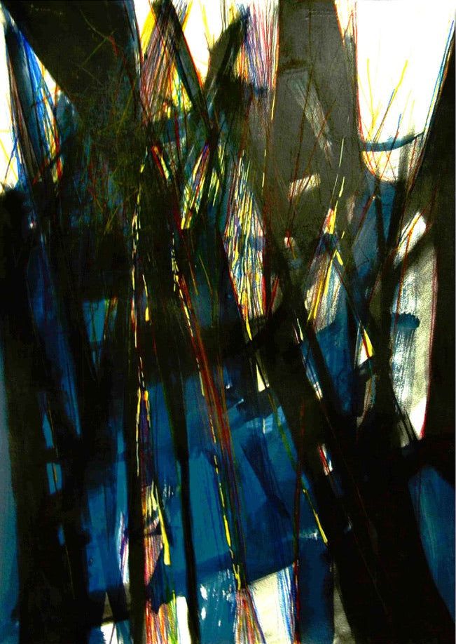 Watercolour on paper by Bhola Rana