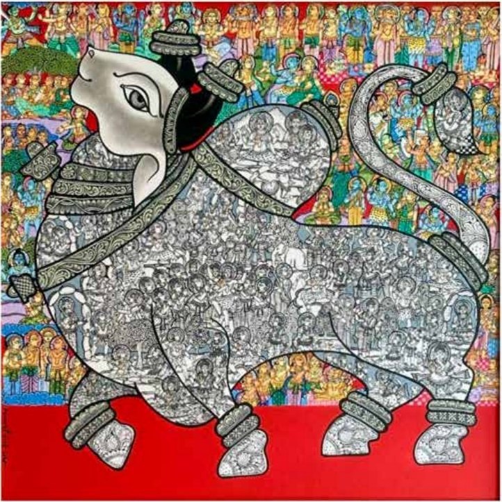 Nandi . Acrvlic on
