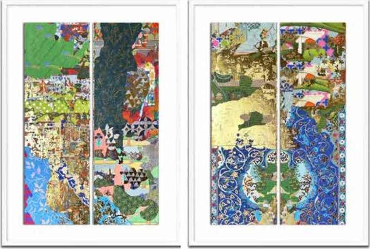 Jigensh Panchal Diary of a Distant Traveller- Set of 10 . (with frame) , Waterco