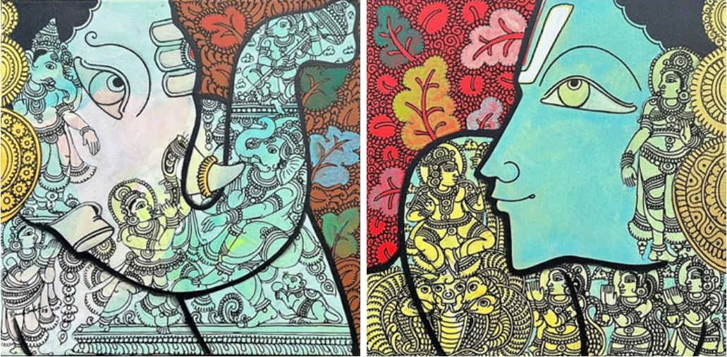 700 600 wan 80606604 Ramesh Goriala Series of Hanuman, Ganesha & Vishnu, . each