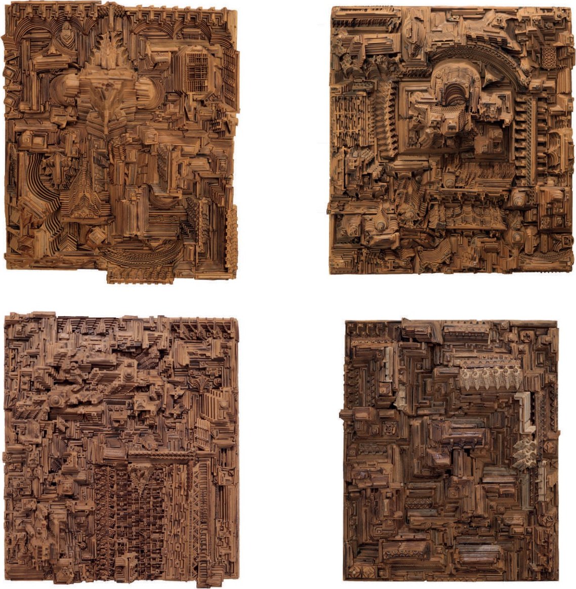 Ancient Steps II- Panels . each