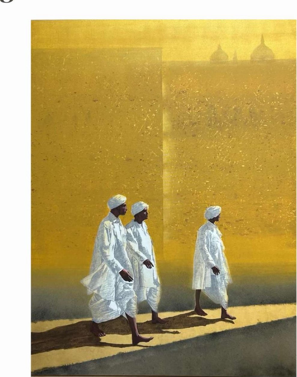 INNER DIVINITY 2; IN.; & GOLD LEAF ON CANVAS