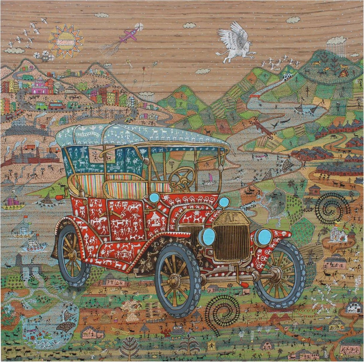 ABHISPSA PRADHAN JOURNEY 2; IN. ; ON TUSSAR SILK