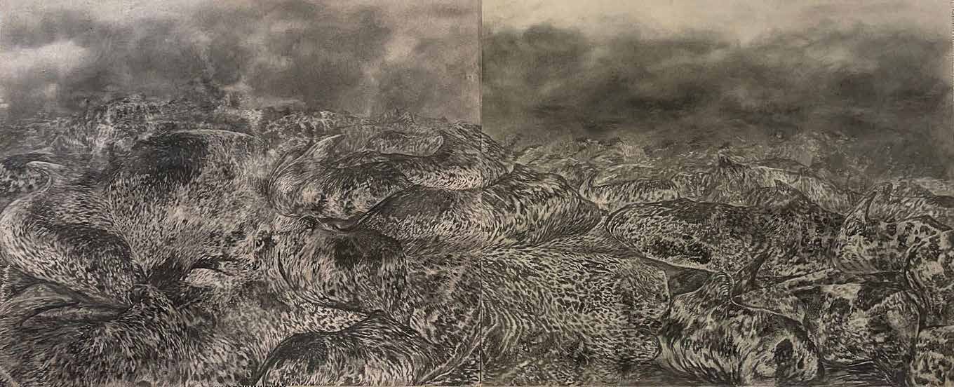 Untitled (Diptych) on Acid Free Paper
