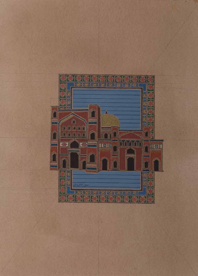 Jami Masjid, Jaunpur Goauche on