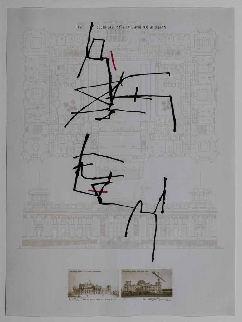 New Berlin-On Process and Photolithograph on Paper . Signed, dated & inscribed ‘